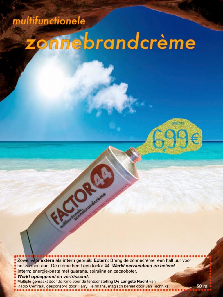 Multifunctionele Zonnebrandcrème met een Factor 44