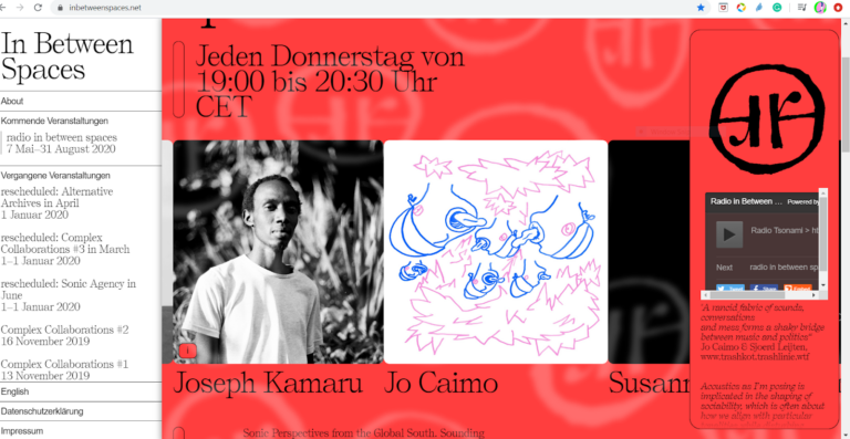 Radio In Between Spaces interview